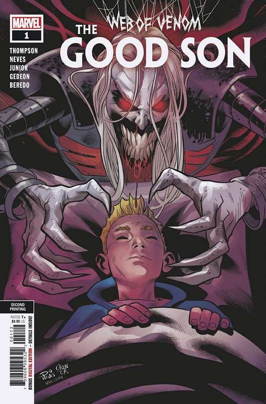 WEB OF VENOM GOOD SON #1 2ND PTG NEVES VARIANT