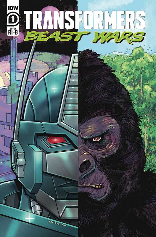 TRANSFORMERS BEAST WARS #1 1:25 NICK BROKENSHIRE RATIO VARIANT