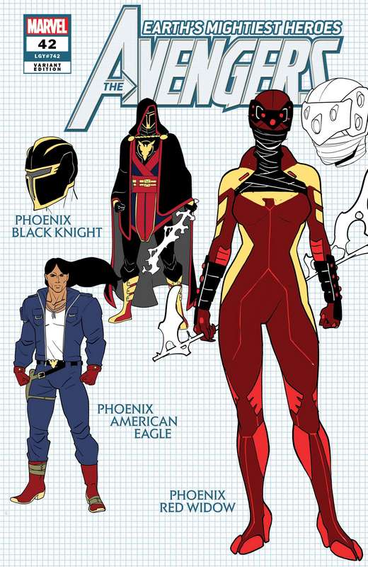 AVENGERS #42 1:10 GARRON DESIGN VARIANT