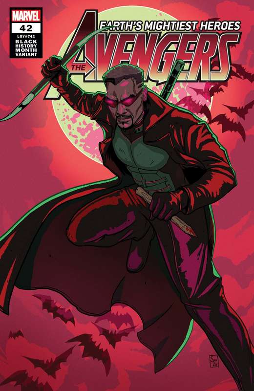 AVENGERS #42 SOUZA BLADE BLACK HISTORY MONTH VARIANT