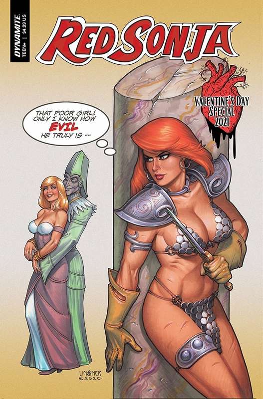 RED SONJA VALENTINES SP ONE SHOT CVR A LINSNER