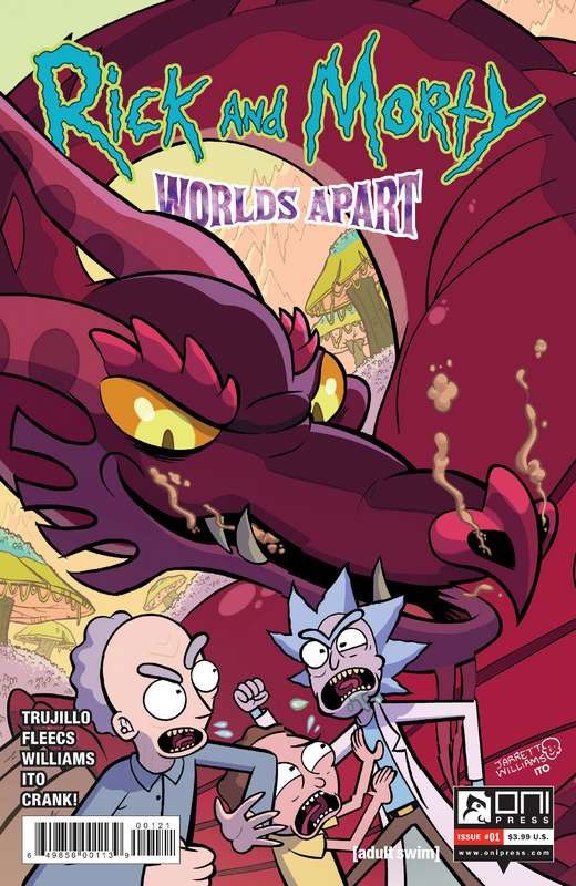 RICK AND MORTY WORLDS APART #1 CVR B WILLIAMS