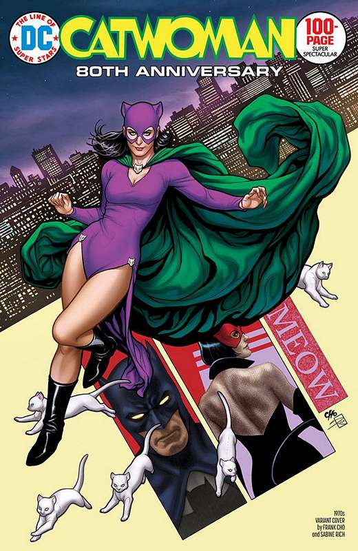 CATWOMAN 80TH ANNIV 100 PAGE SUPER SPECT #1 1970S FRANK CHO VARIANT ED