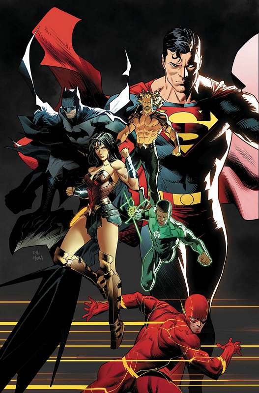 JUSTICE LEAGUE #45 DAN MORA VARIANT ED