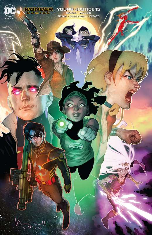 YOUNG JUSTICE #15 BEN CALDWELL VARIANT ED