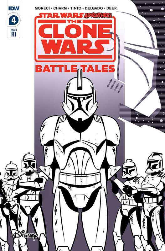 STAR WARS ADVENTURES CLONE WARS #4 (OF 5) 1:10 CHARM RATIO VARIANT