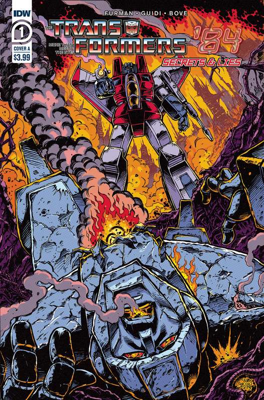 TRANSFORMERS 84 SECRETS & LIES #1 (OF 4) CVR A GUIDI