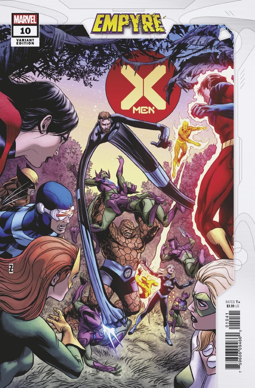 X-MEN #10 ZIRCHER CONFRONTATION VARIANT EMP