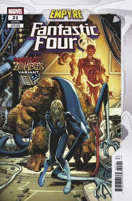 FANTASTIC FOUR #21 MARVEL ZOMBIES VARIANT EMP