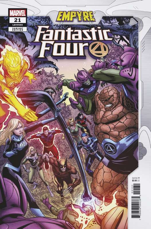 FANTASTIC FOUR #21 ZIRCHER CONFRONTATION VARIANT EMP