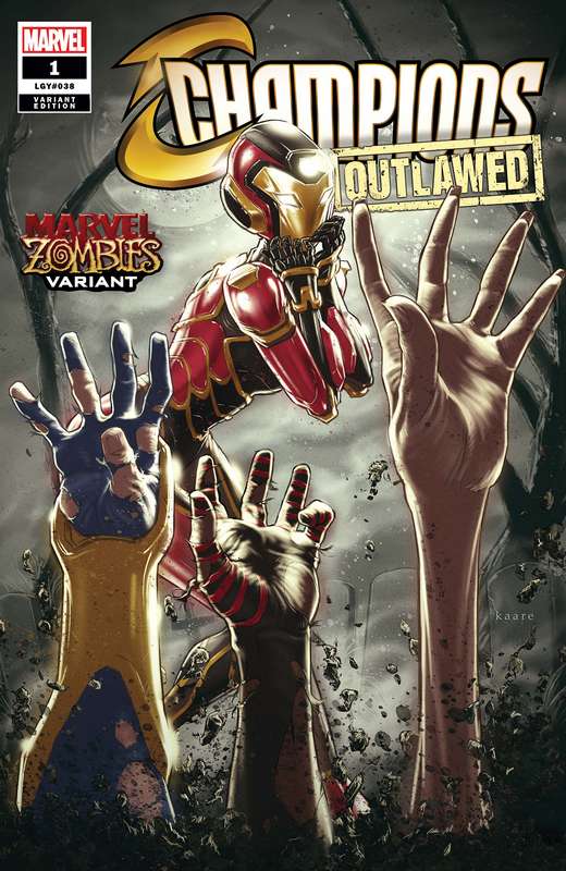 CHAMPIONS #1 MARVEL ZOMBIES VARIANT OUT