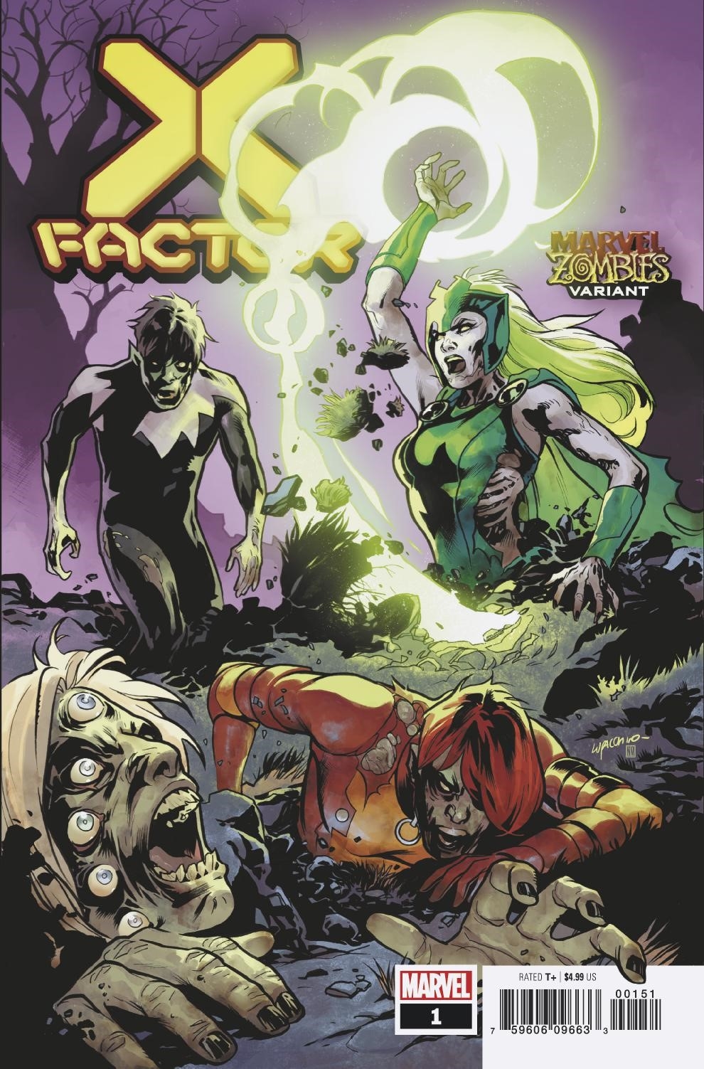 X-FACTOR #1 LUPACCHINO MARVEL ZOMBIES VARIANT