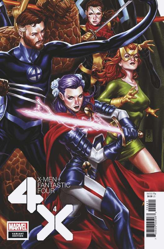 X-MEN FANTASTIC FOUR #4 (OF 4) BROOKS CONNECTING VARIANT