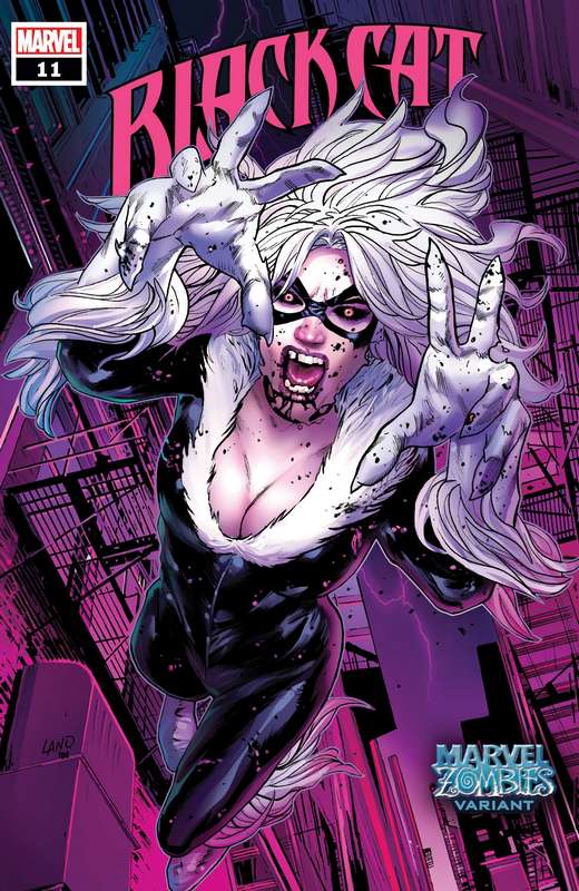 BLACK CAT #11 LAND MARVEL ZOMBIES VARIANT