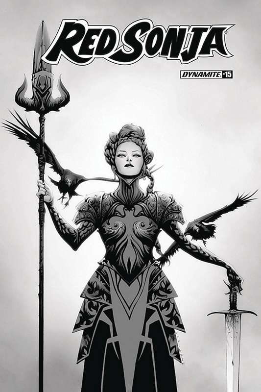 RED SONJA #15 1:30 LEE B&W RATIO VARIANT