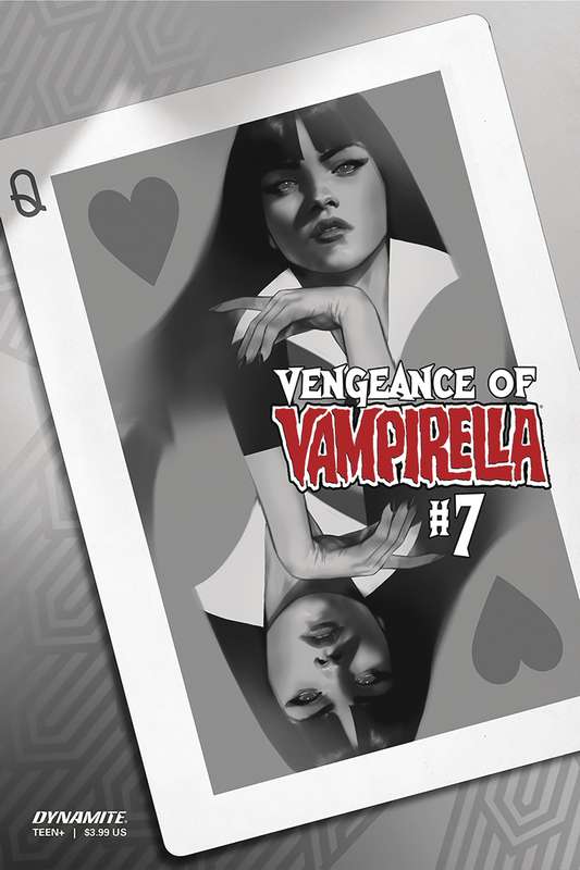 VENGEANCE OF VAMPIRELLA #7 1:30 OLIVER B&W RATIO VARIANT