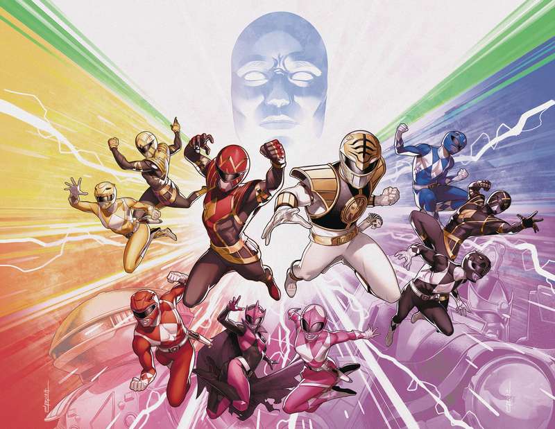 MIGHTY MORPHIN POWER RANGERS #50 FOIL WRAPAROUND VARIANT