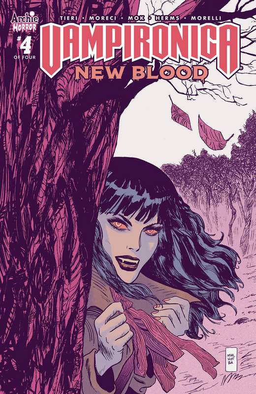 VAMPIRONICA NEW BLOOD #4 (OF 4) CVR B MALHOTRA