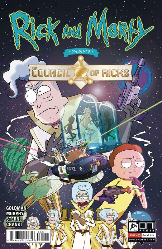 RICK AND MORTY PRESENTS COUNCIL OF RICKS #1 CVR A MURPHY