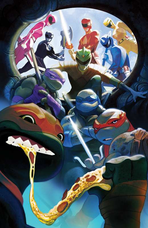 POWER RANGERS TEENAGE MUTANT NINJA TURTLES #5 FOC MUNDO VARIANT