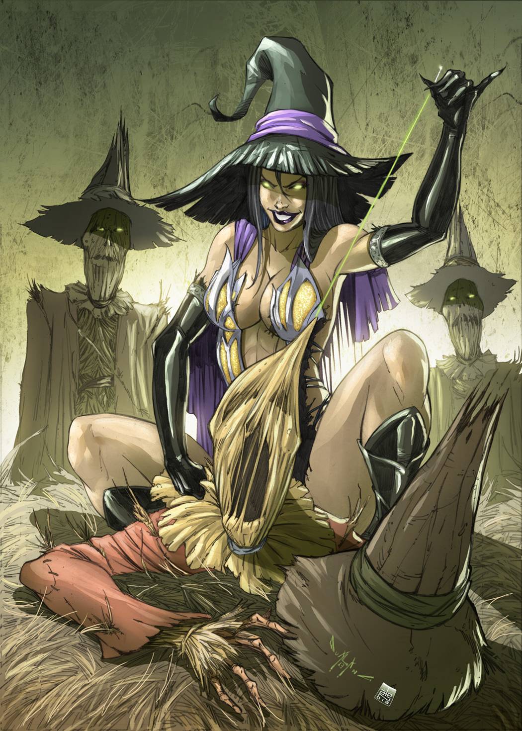 GRIMM FAIRY (GFT) TALES FROM OZ #3 (OF 5) SCARECROW C CVR QUALANO