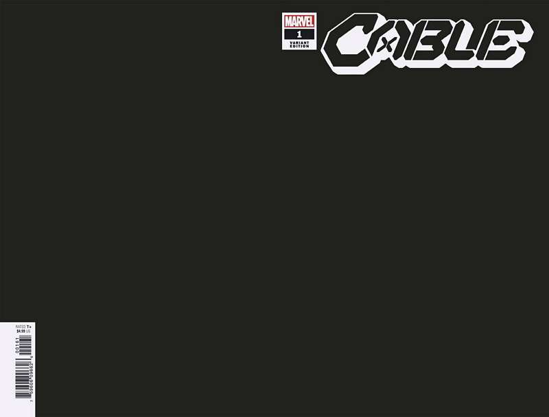 CABLE #1 BLACK BLANK VARIANT DX