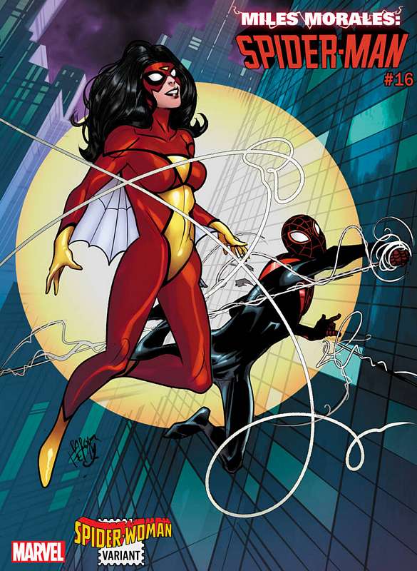 MILES MORALES SPIDER-MAN #16 FERRY SPIDER-WOMAN VARIANT