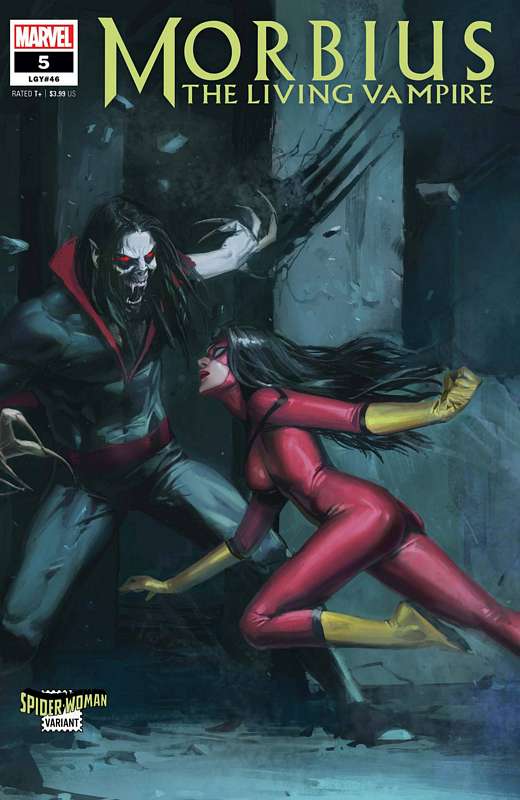 MORBIUS #5 PYEONG JUN PARK SPIDER-WOMAN VARIANT