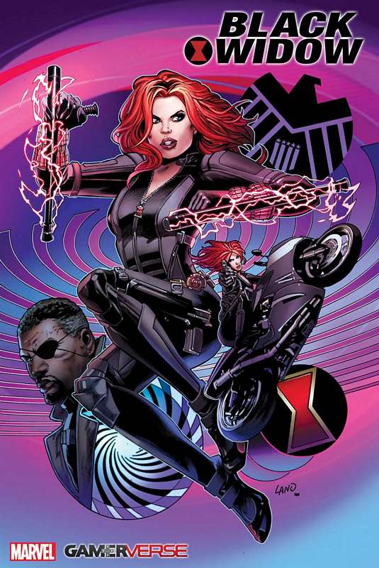 MARVELS AVENGERS BLACK WIDOW #1 LAND VARIANT