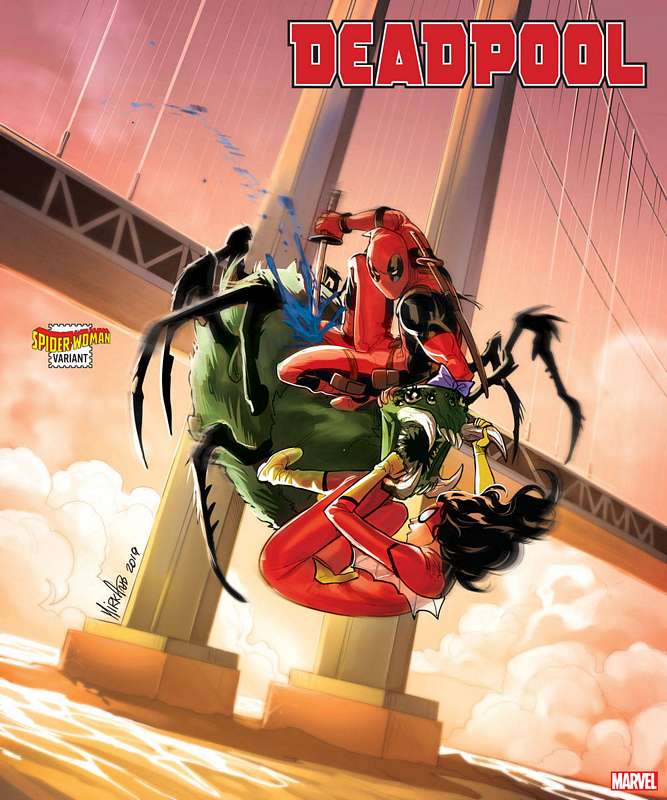 DEADPOOL #5 ANDOLFO SPIDER-WOMAN VARIANT