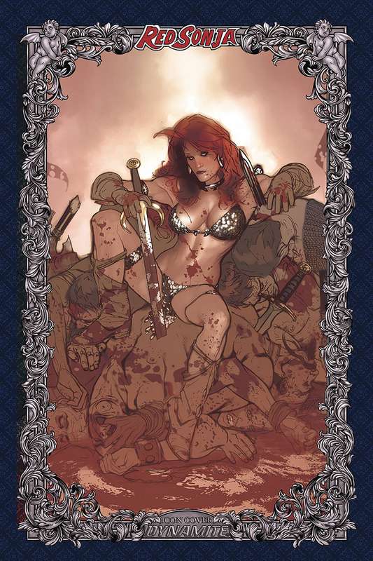 RED SONJA AGE OF CHAOS #3 1:60 HUGHES ICON RATIO VARIANT