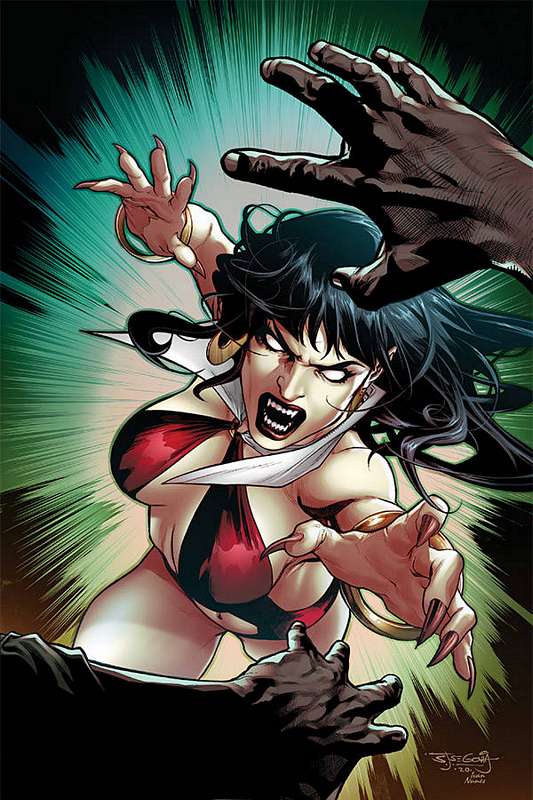 VENGEANCE OF VAMPIRELLA #6 1:10 BUZZ VIRGIN RATIO VARIANT