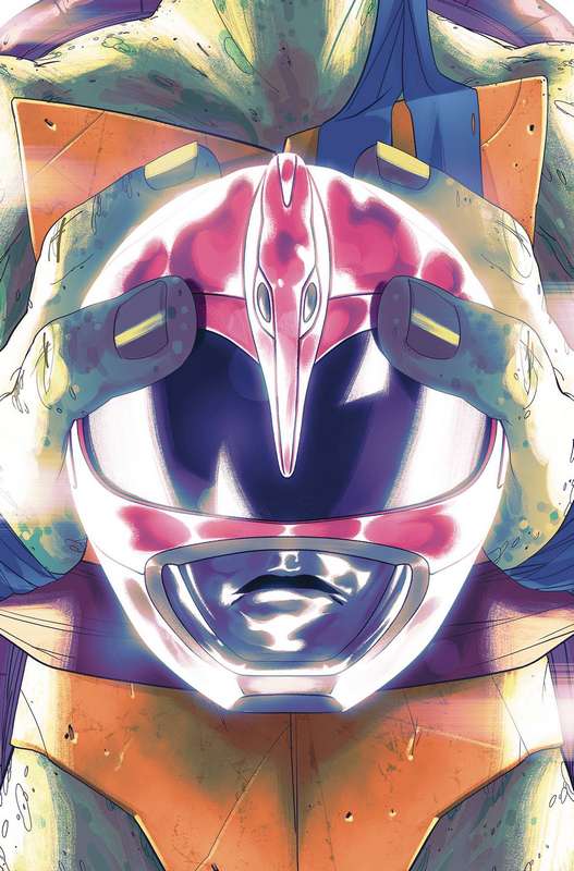 POWER RANGERS TEENAGE MUTANT NINJA TURTLES #4 LEO MONTES