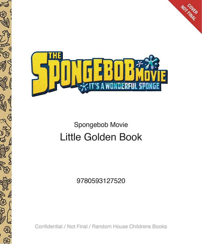 SPONGEBOB MOVIE LITTLE GOLDEN BOOK