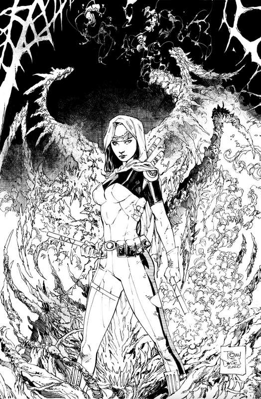 NOCTERRA #1 CVR J 1:100 DANIEL B&W (MR) RATIO VARIANT