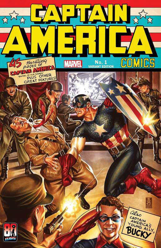 CAPTAIN AMERICA ANNIVERSARY TRIBUTE #1 BROOKS VARIANT