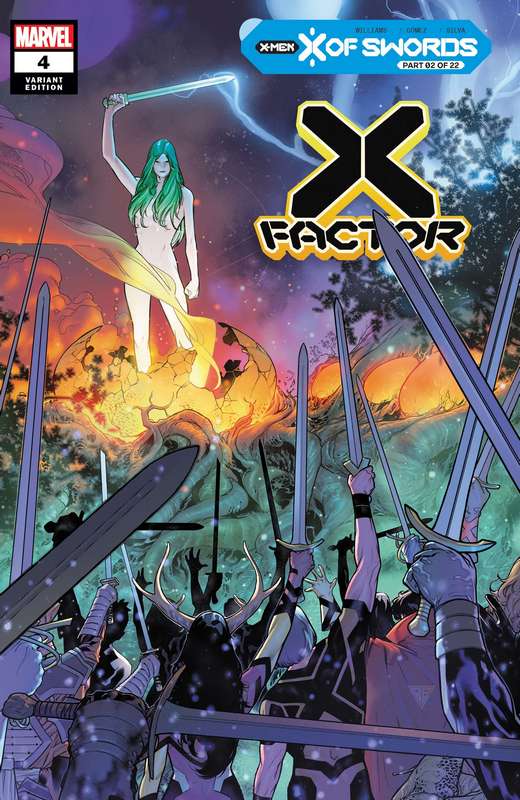 X-FACTOR #4 SILVA VARIANT XOS