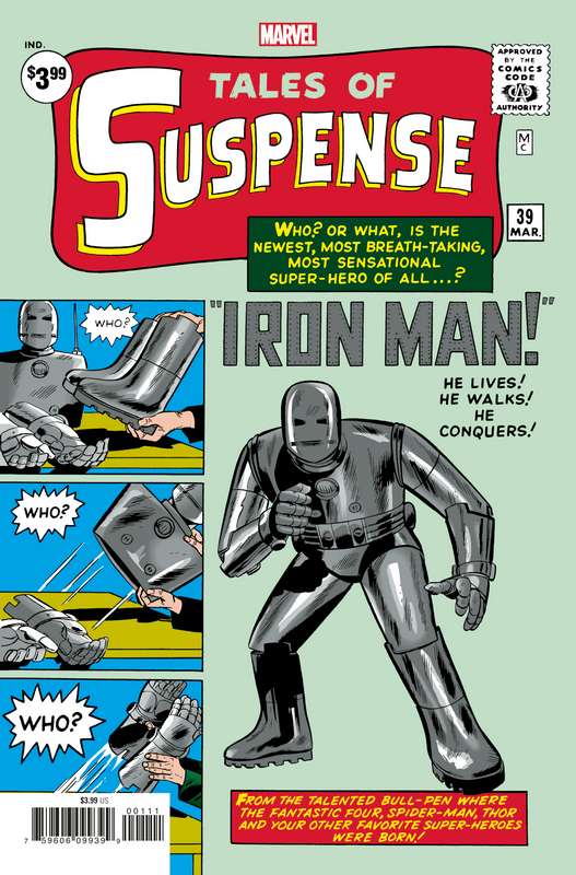 TALES OF SUSPENSE #39 FACSIMILE EDITION