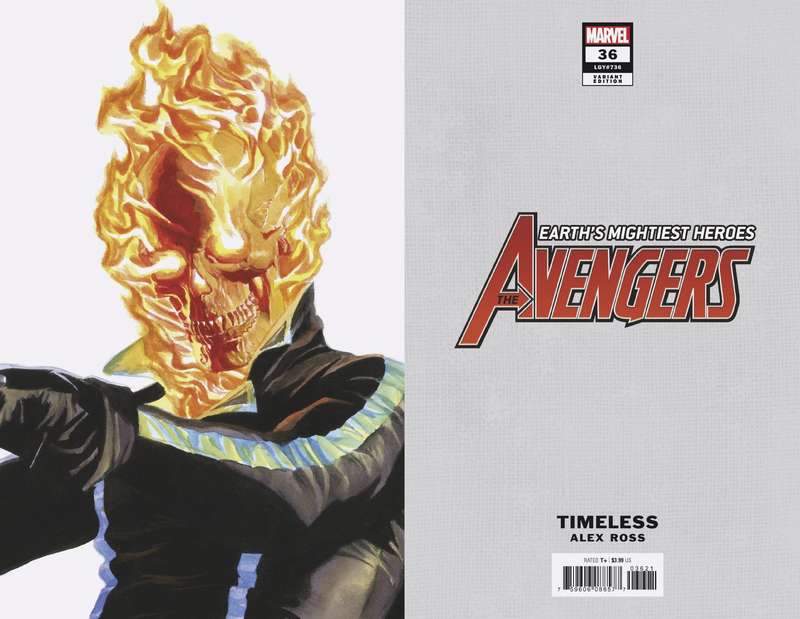 AVENGERS #36 ALEX ROSS GHOST RIDER TIMELESS VARIANT