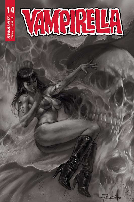 VAMPIRELLA #14 1:10 PARRILLO B&W RATIO VARIANT