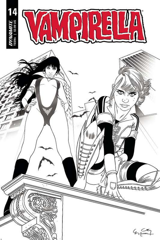 VAMPIRELLA #14 1:20 GUNDUZ B&W RATIO VARIANT