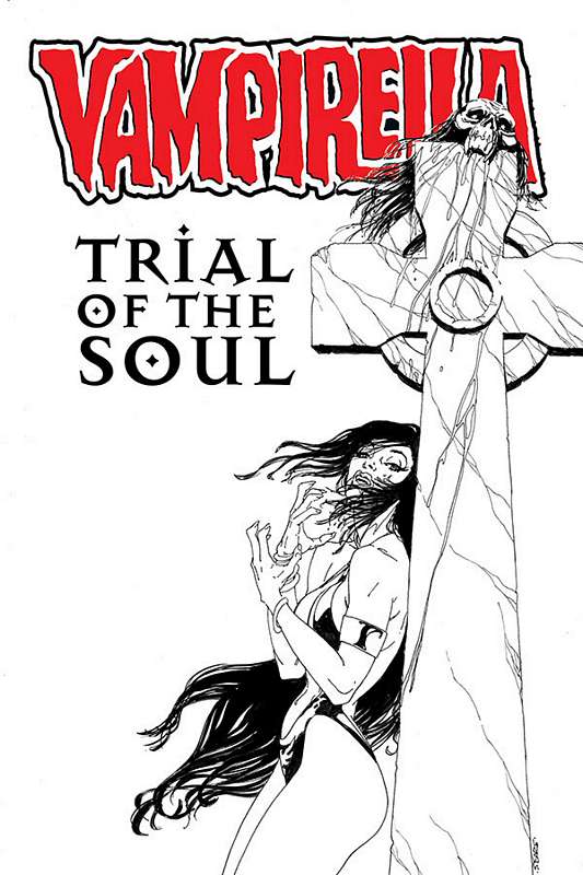 VAMPIRELLA TRIAL OF THE SOUL ONE SHOT CVR B SEARS B&W