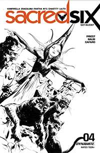 SACRED SIX #4 1:30 LEE B&W RATIO VARIANT