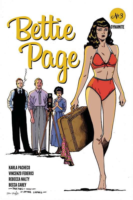 BETTIE PAGE #3 1:7 PEEPLES HOMAGE RATIO VARIANT