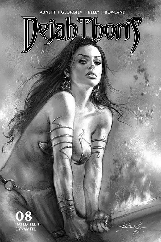 DEJAH THORIS (2019) #8 1:10 PARRILLO B&W RATIO VARIANT