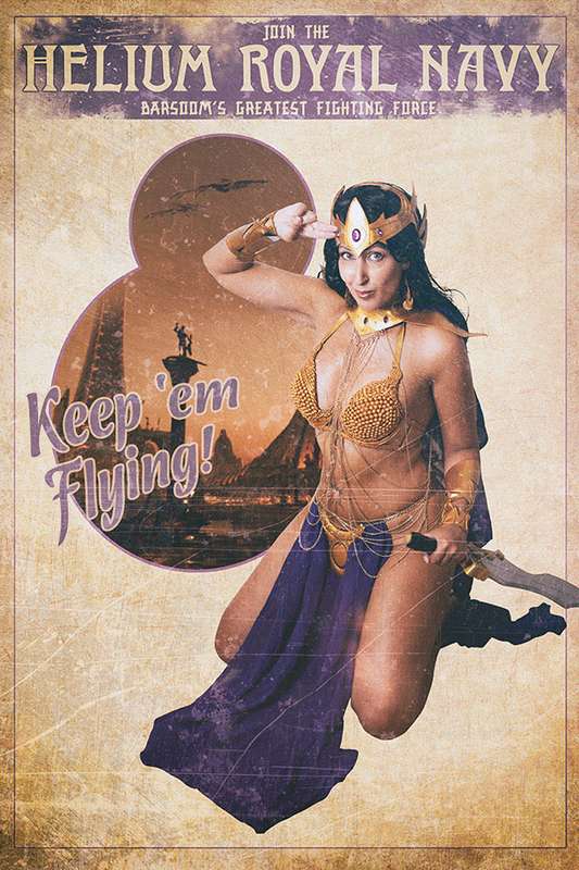 DEJAH THORIS (2019) #8 1:30 TASHA UK COSPLAY VIRGIN RATIO VARIANT