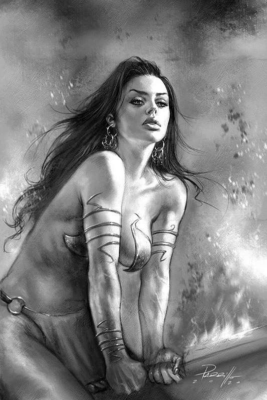 DEJAH THORIS (2019) #8 1:50 PARRILLO B&W VIRGIN RATIO VARIANT