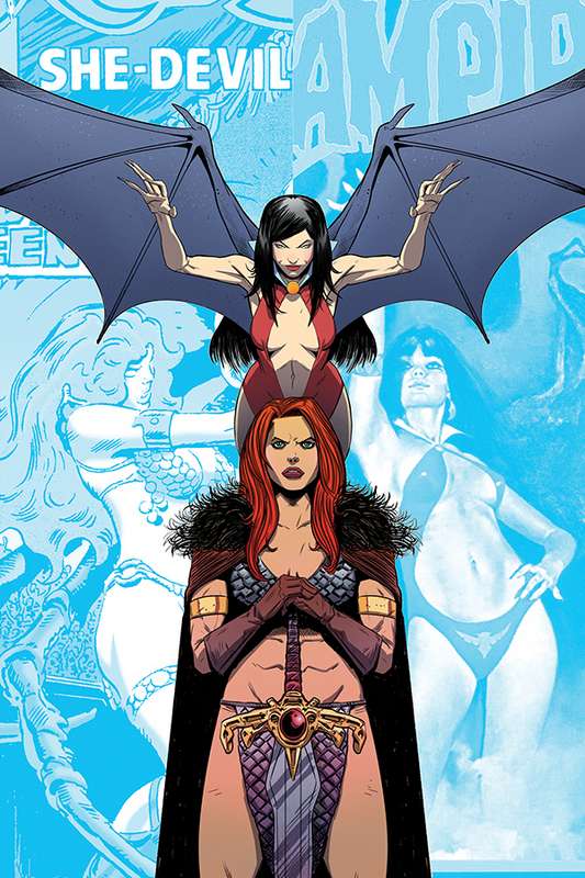 VAMPIRELLA RED SONJA #11 1:30 MOSS VIRGIN RATIO VARIANT