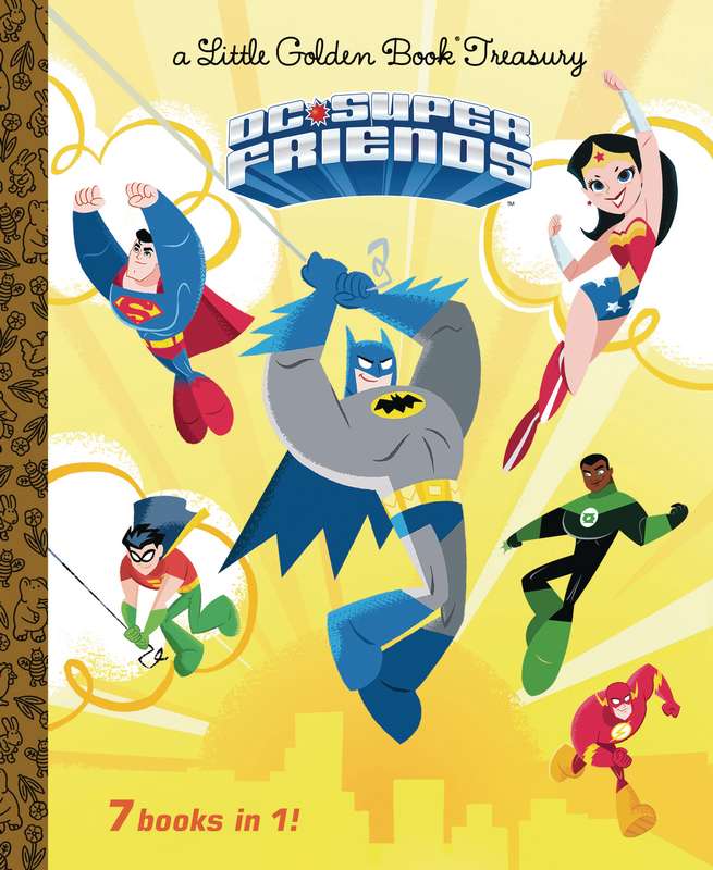 DC SUPER FRIENDS LITTLE GOLDEN BOOK TREASURY