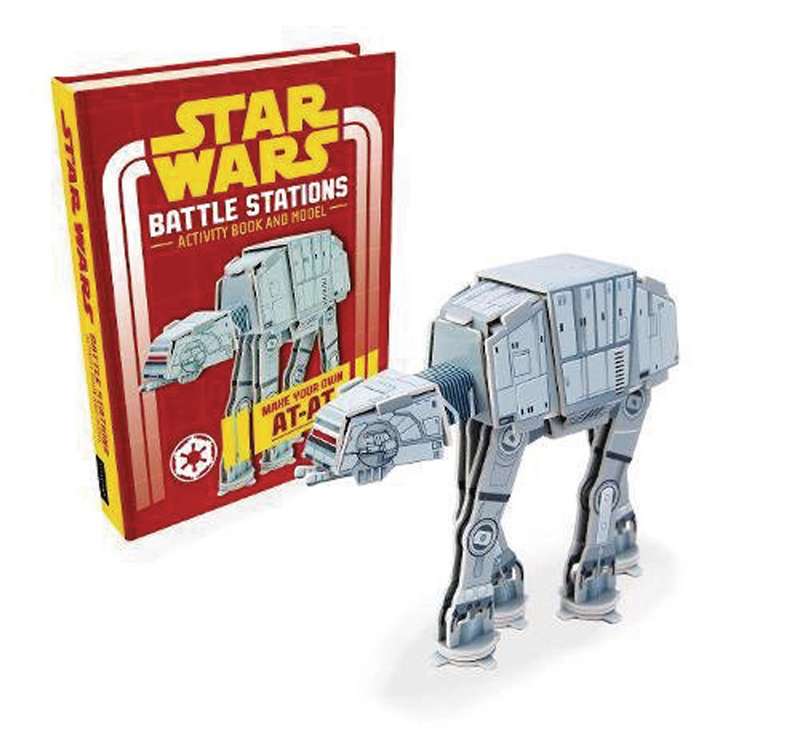 STAR WARS BATTLE STATIONS MAKE OWN AT-AT BOOK & MODEL HARDCOVER